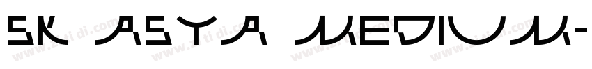 SK Asya Medium字体转换